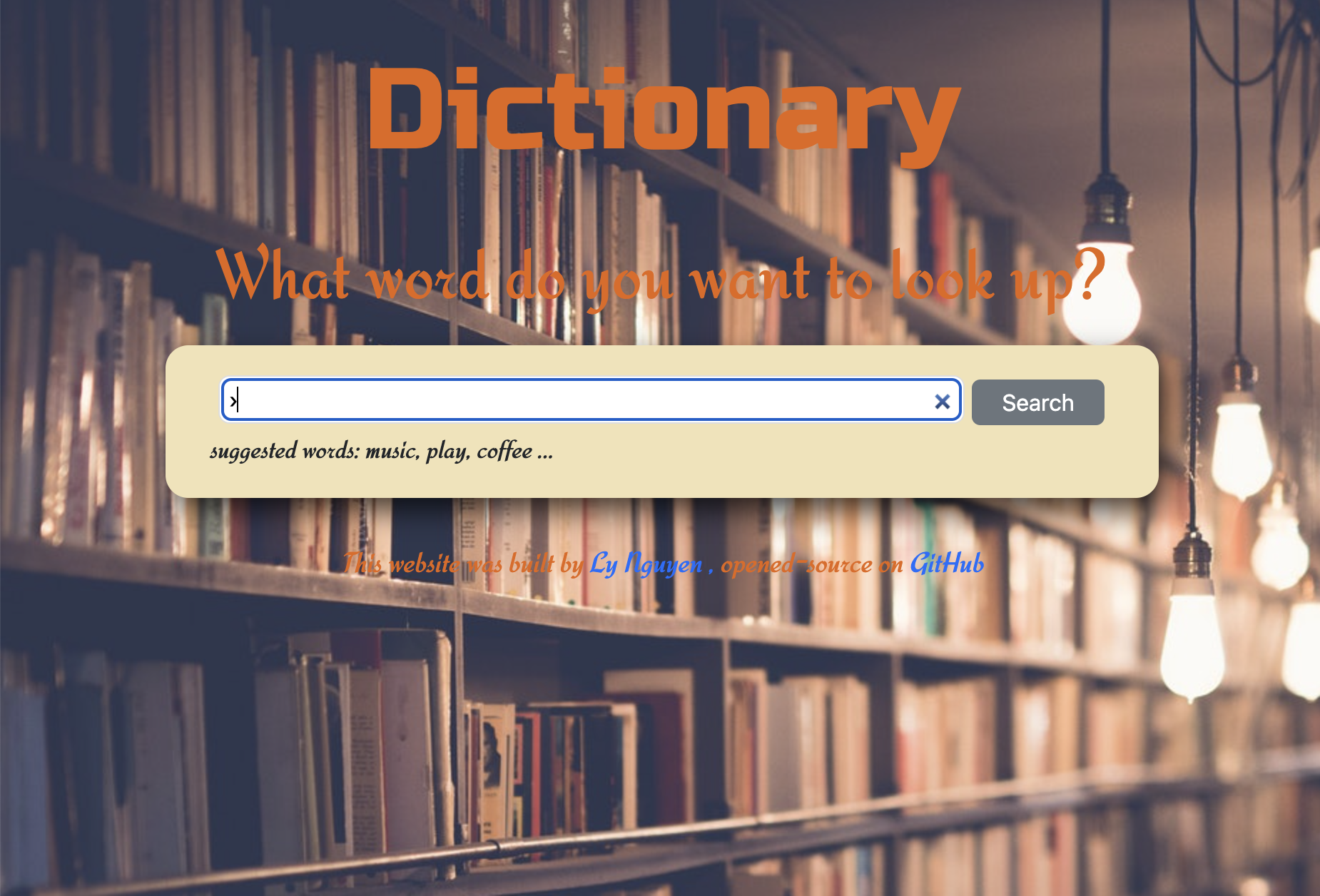 dictionary